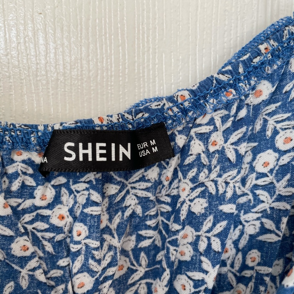 Shein Flowy Dress Daisies Floral - Picture 4 of 4